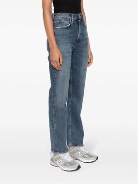 AGOLDE High Rise Stovepipe Straight Leg Jeans - Organic Cotton - Size 24